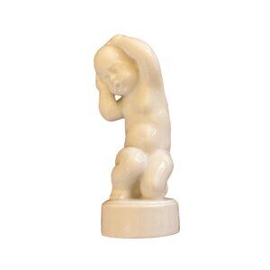 Svend Lindhart Hovedpine Baby Infant B&G Ceramic Figurine 2206 White Denmark